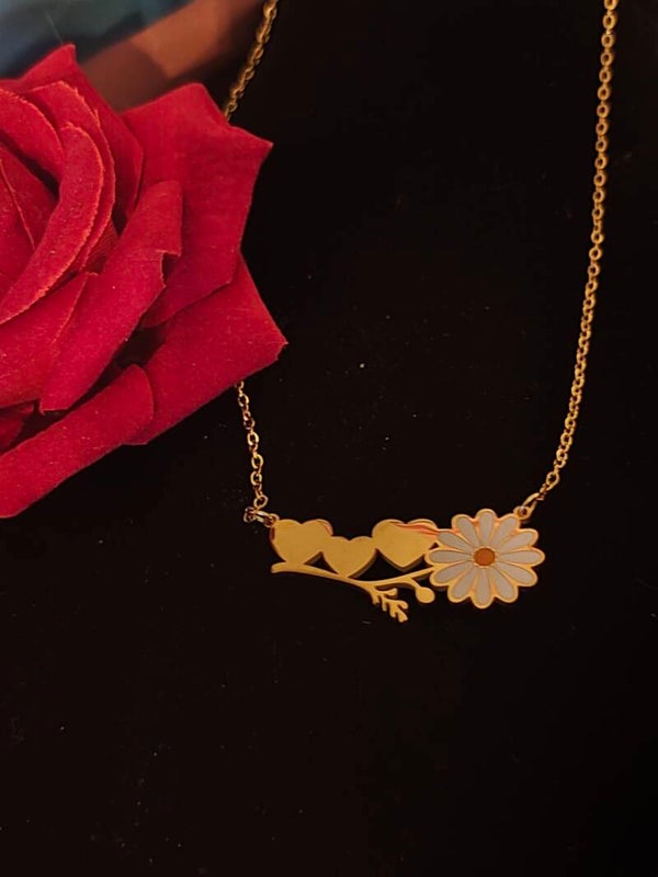 Collier fleur Margueritte