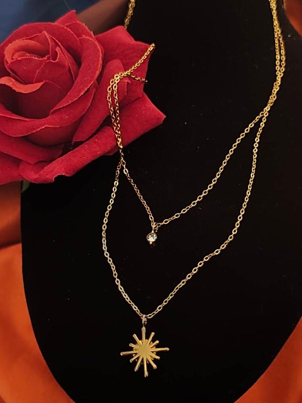 Collier deux collier en 1.