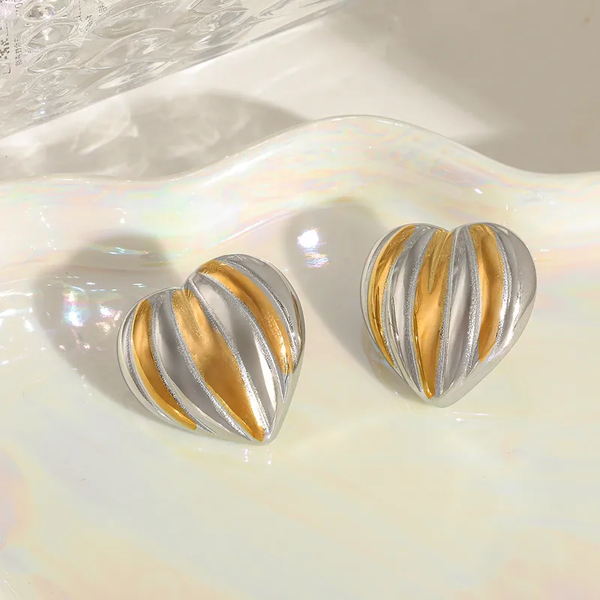 Boucles d'oreilles coeur