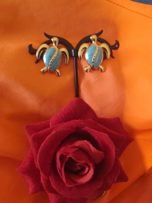 Boucles d'oreilles Tortue