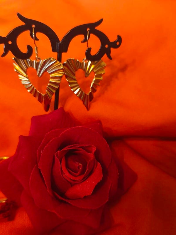 Boucles d'oreille coeur