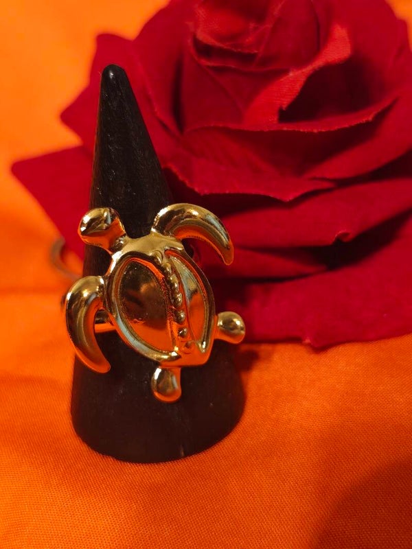 Bague tortue d'eau