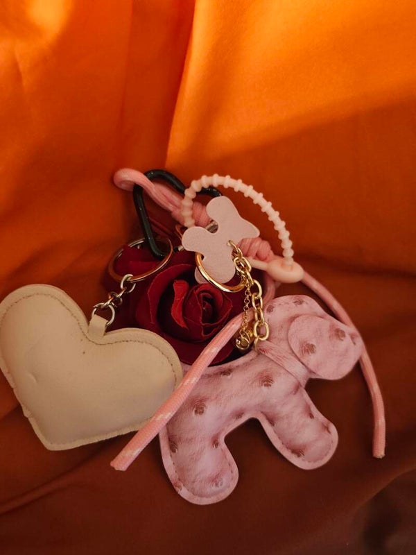 Chien rose