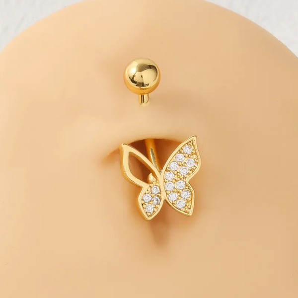 Piercing nombril Papillon