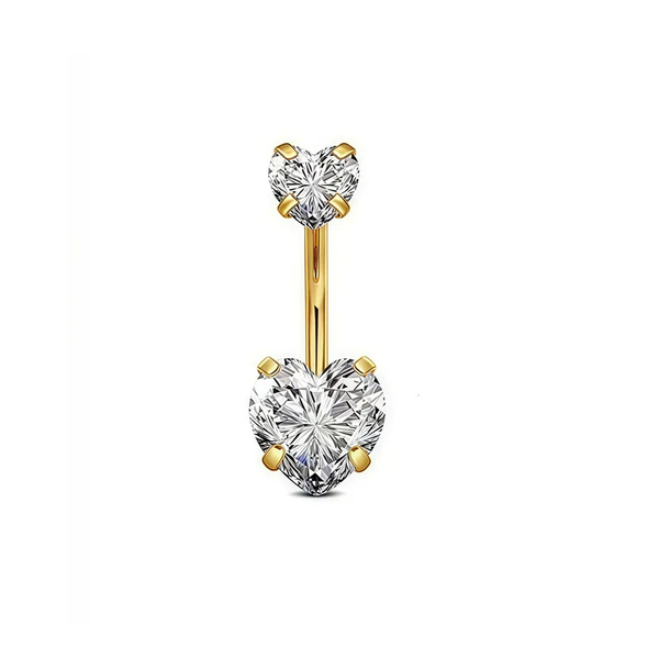 Piercing coeur nombril