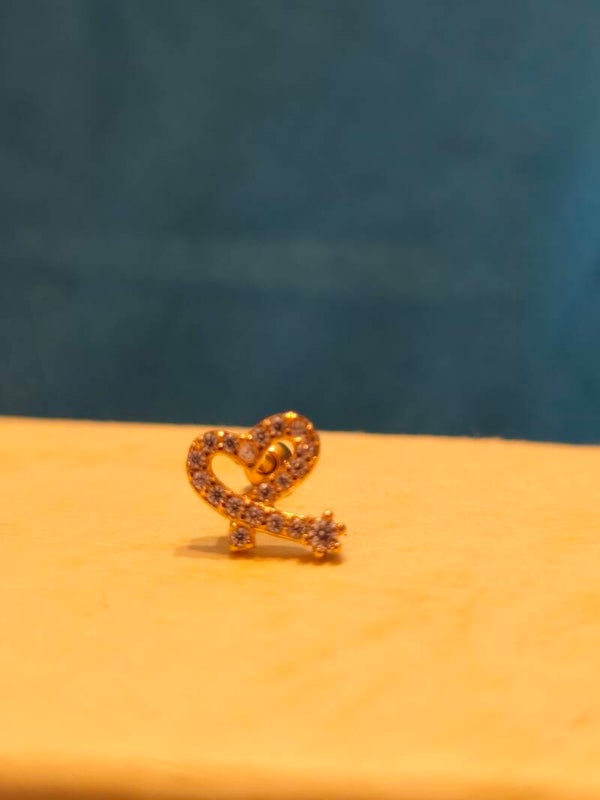 Piercing tragus coeur