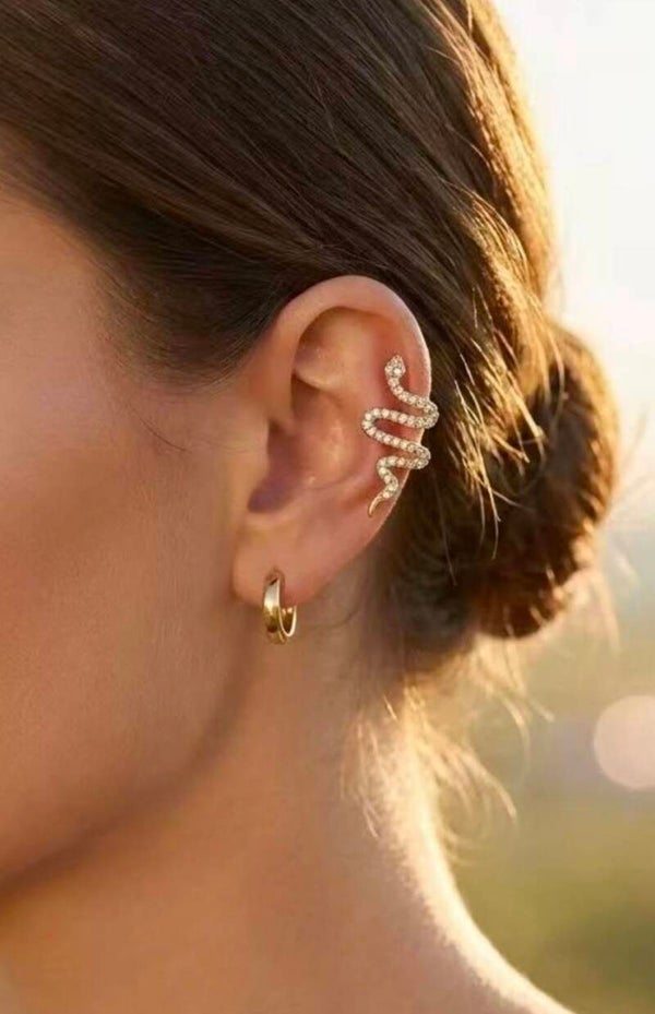 Earcuff serpent