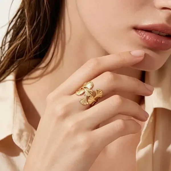 Bague feuille