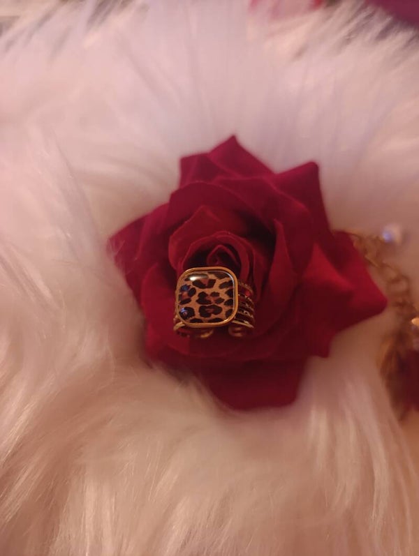 Bague léopard