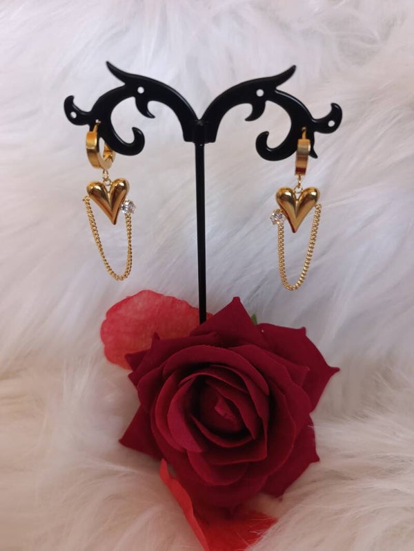 Boucles d'oreille coeur