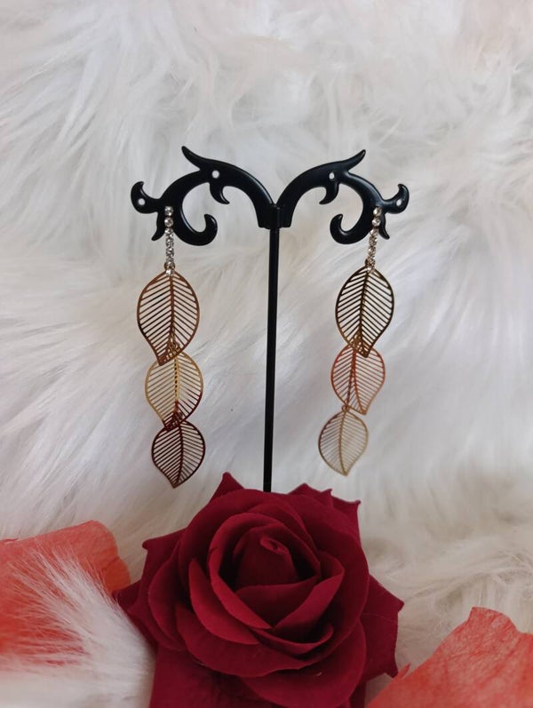 Boucles d'oreilles feuilles
