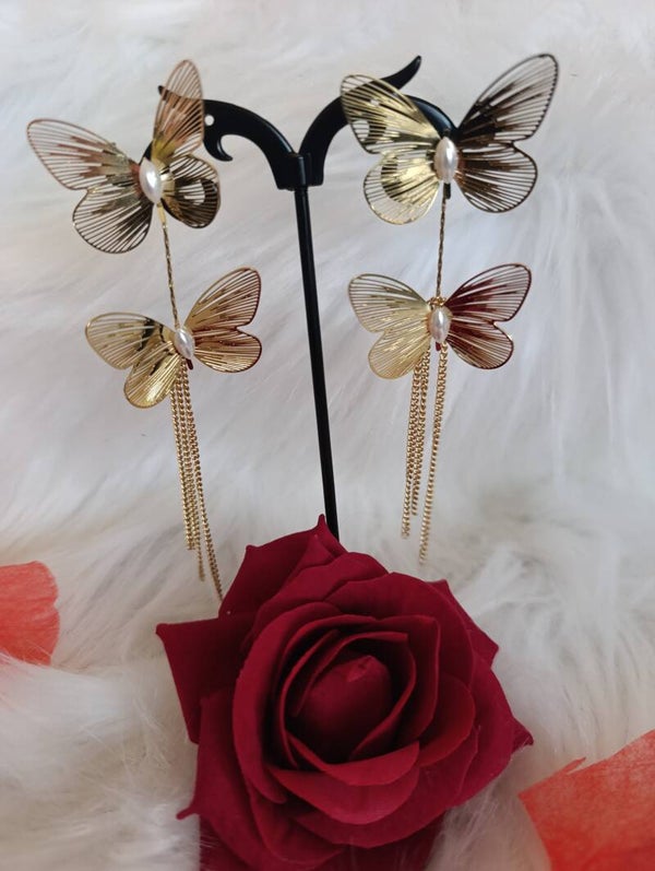 Boucles d'oreilles papillons