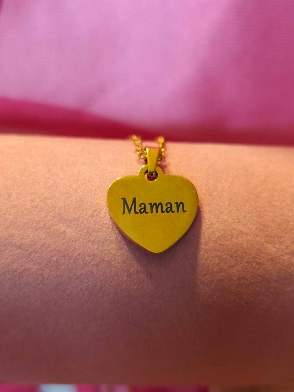 Collier Maman je t'aime