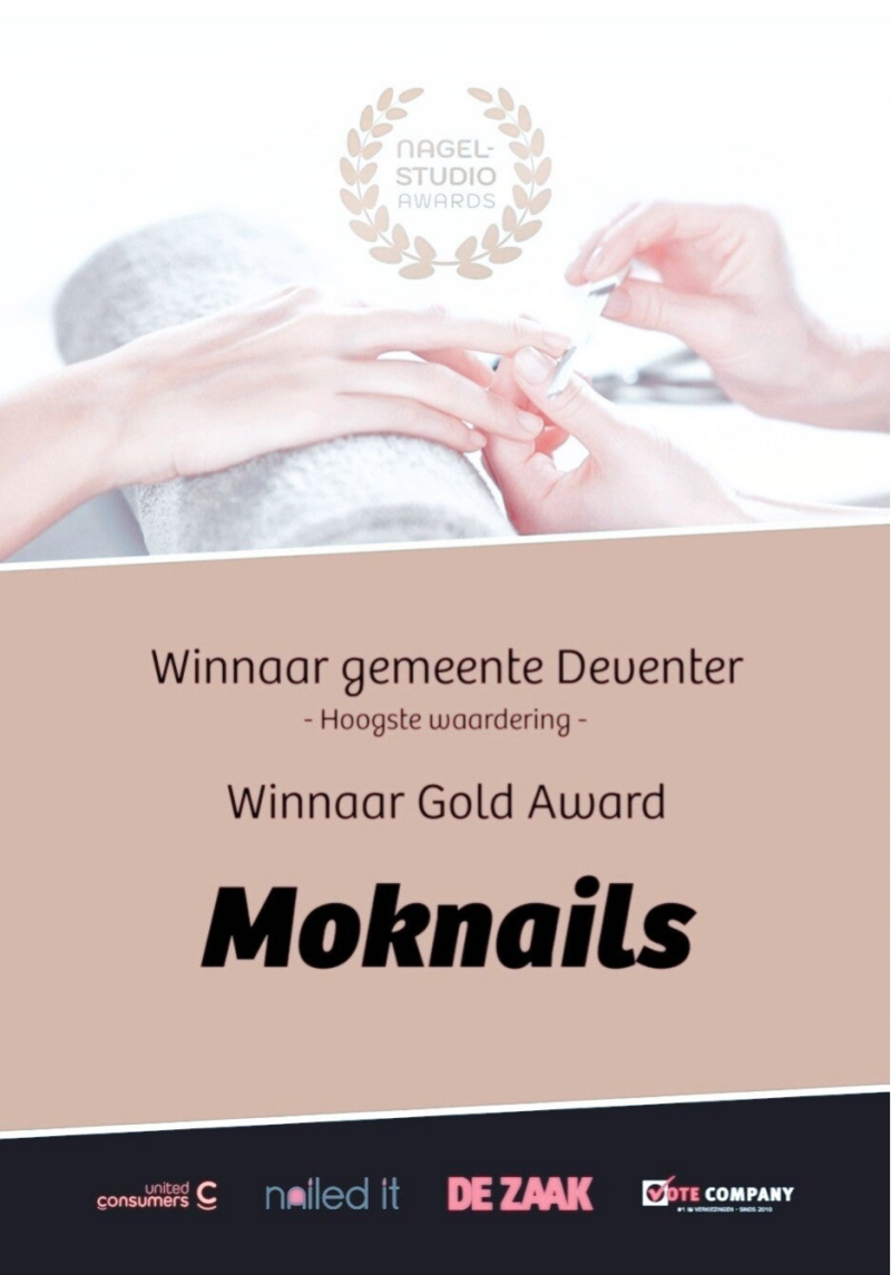 Deventer BIAB nagels award gewonnen