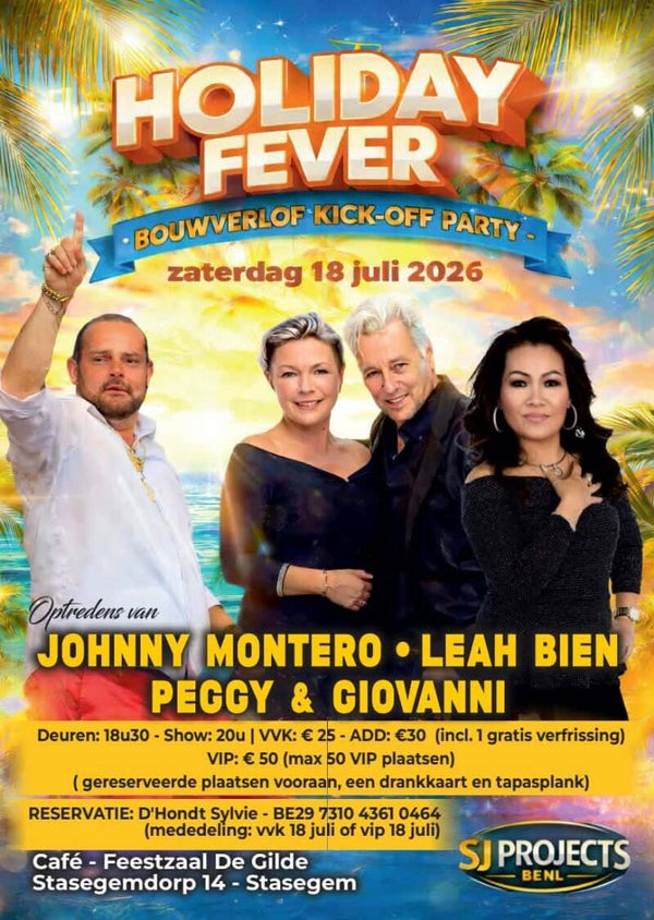 HOLIDAY FEVER ( NORMAAL ) INKOMTICKET