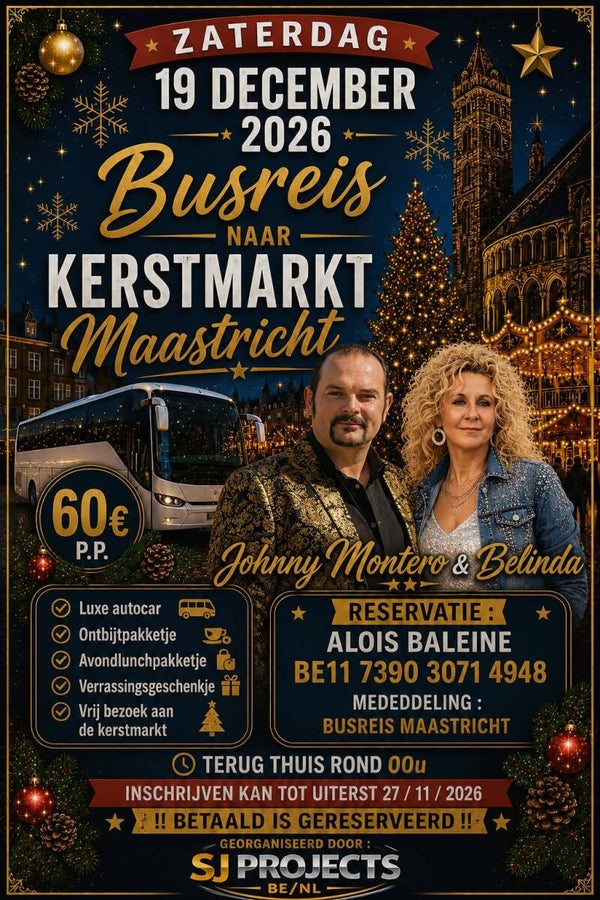BUSREIS KERSTMARKT MAASTRICHT