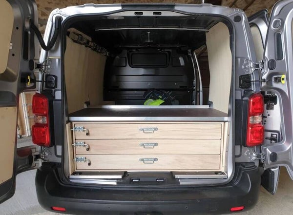 Caisson 3 Tiroirs portes arrières