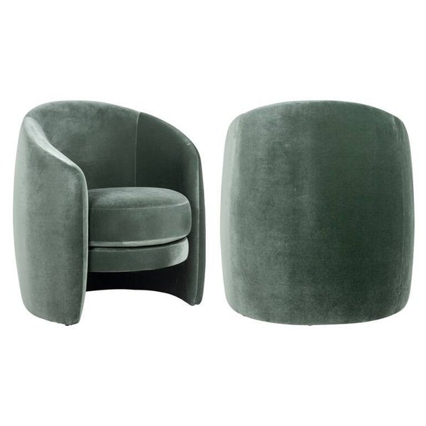 Fauteuil Fenna jade velvet (Genova 504 Jade) - Richmond