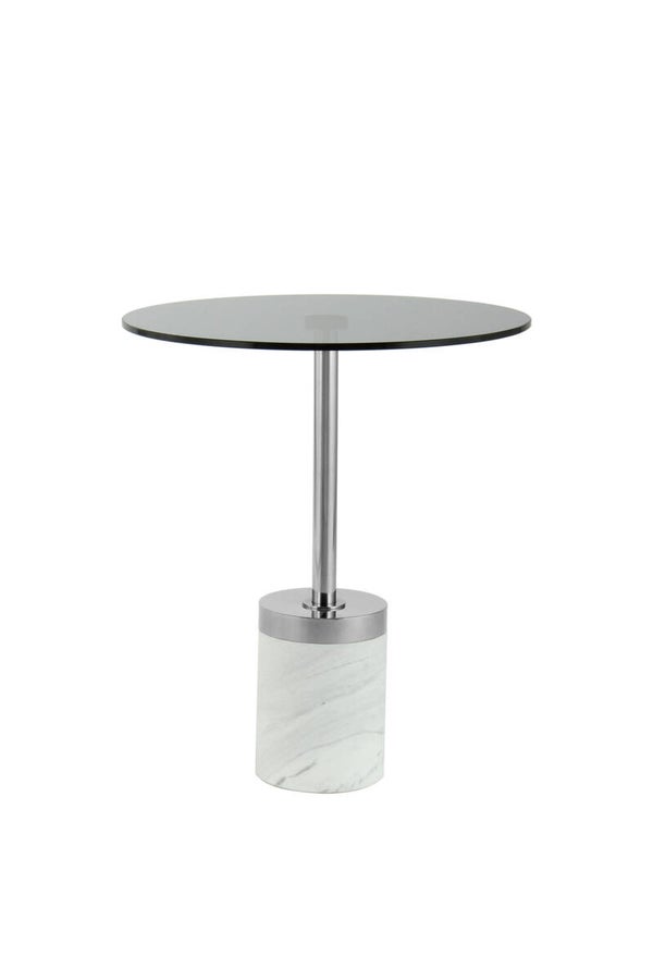 Bijzettafel Lana 125 Grafiet/Wit