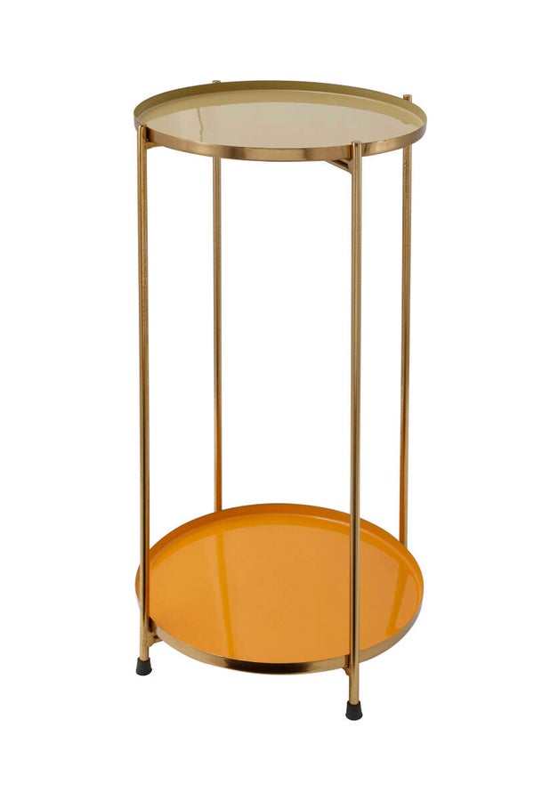 Art Deco Bijzettafel 1025 Lichtkaki/Geel