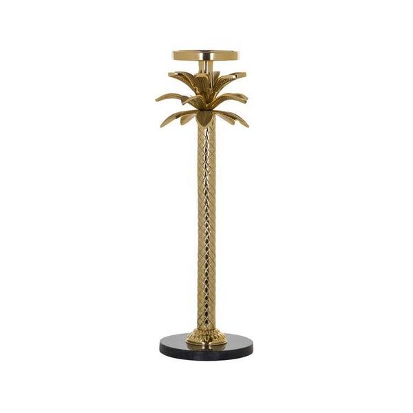 Kandelaar Dewi palm groot (Gold) - Richmond