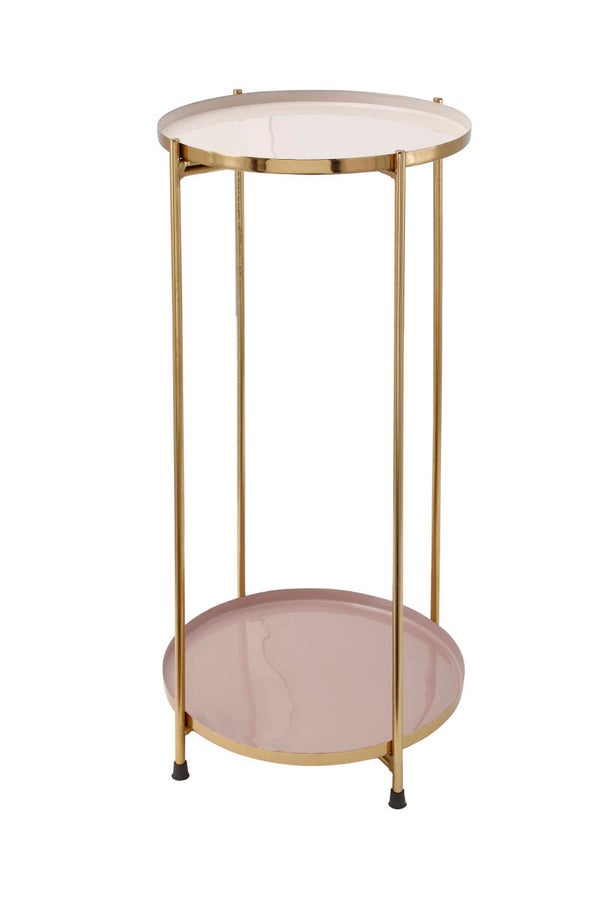 Bijzettafel Art Deco 1025 Roze / Antiek Roze