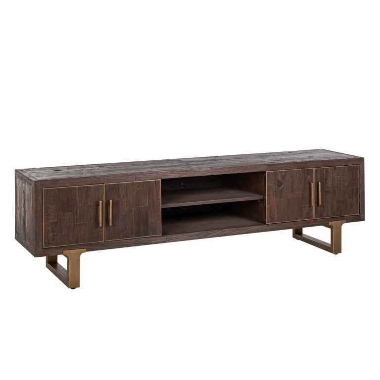 TV-dressoir Cromford Mill 4-deuren (Brushed Gold) - Richmond