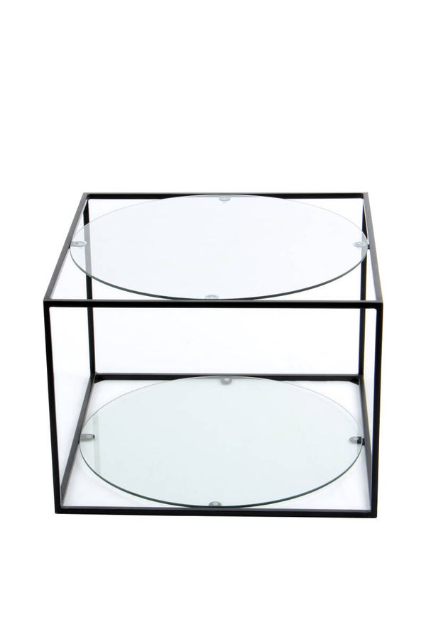 Bijzettafel Cody 110 Helder / Zwart