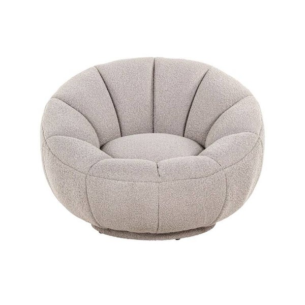 Draaifauteuil Kendall taupe bouclé (Copenhagen 803 Bouclé taupe) - Richmond