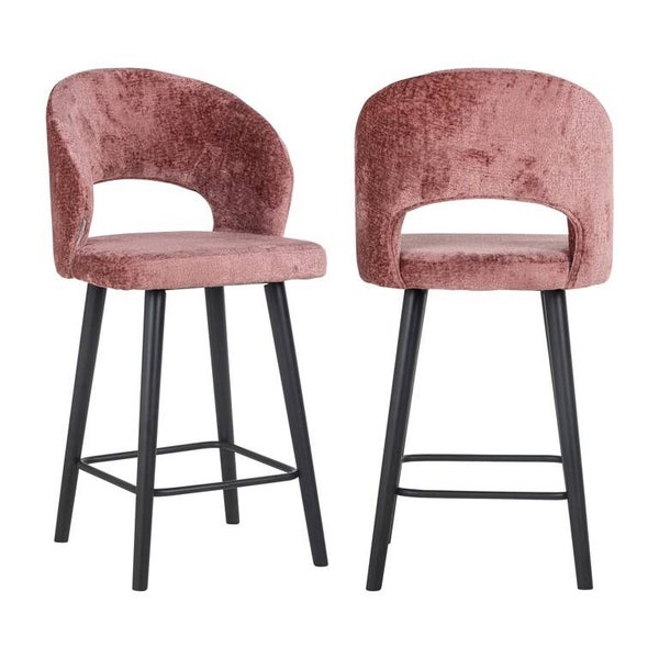 Counterstoel Savoy rose chenille (Bergen 705 rose chenille) - Richmond
