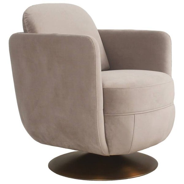 Draaifauteuil Turner khaki velvet fire retardant (FR-Quartz 903 Khaki) - Richmond