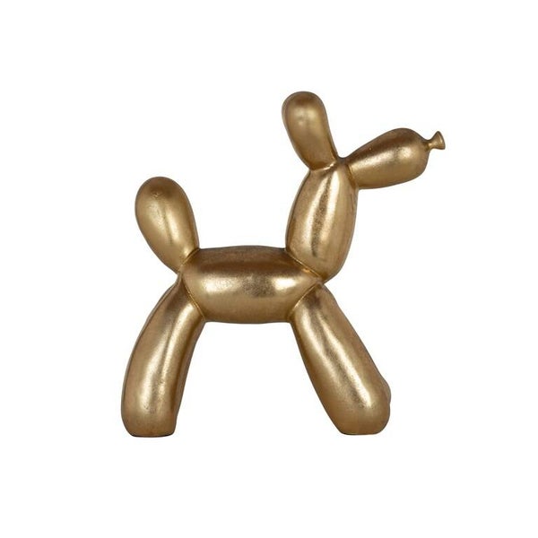 Dog deco object (Gold) - Richmond