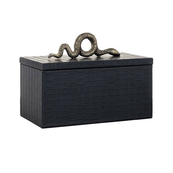 Juwelen box Charly snake zwart (Black) - Richmond