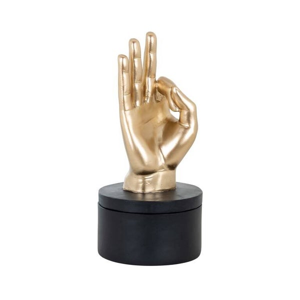 Opberg box Jelis (Black/gold) - Richmond