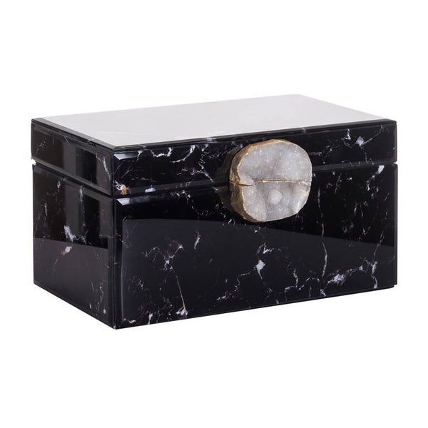 Juwelen box Maeve zwart marmer look (Black) - Richmond
