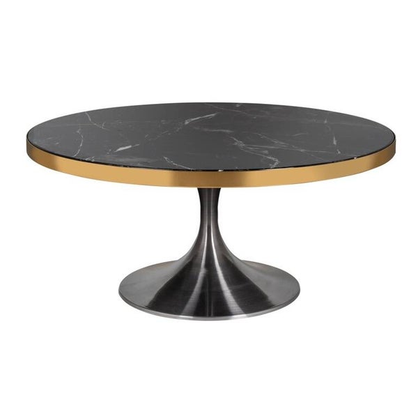Salontafel Iroca 90Ø (Brushed Gold) - Richmond