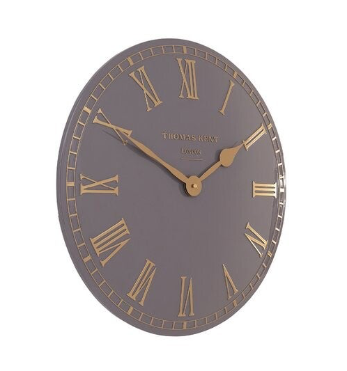 Clock rd Oxford grey