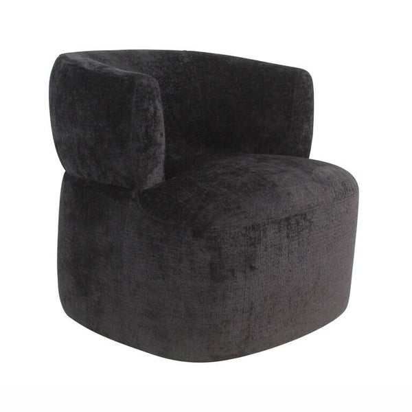 Fauteuil Donna black chenille (Bergen 809 black chenille) - Richmond
