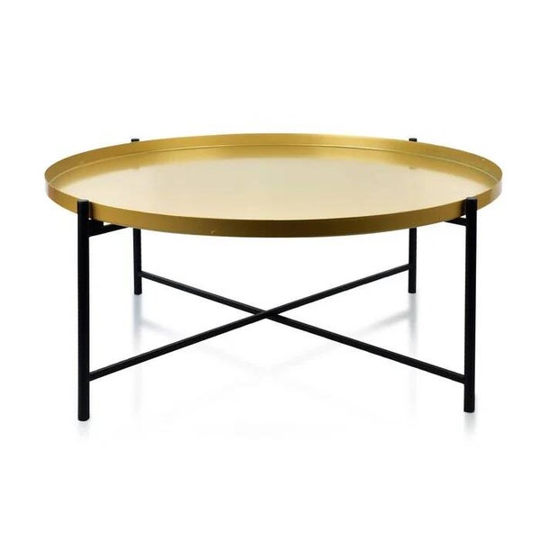 LUCAS BLACK & GOLD Salontafel 76.5xh32cm