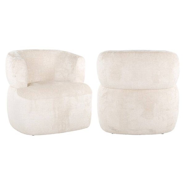 Fauteuil Donna white chenille (Bergen 900 white chenille) - Richmond