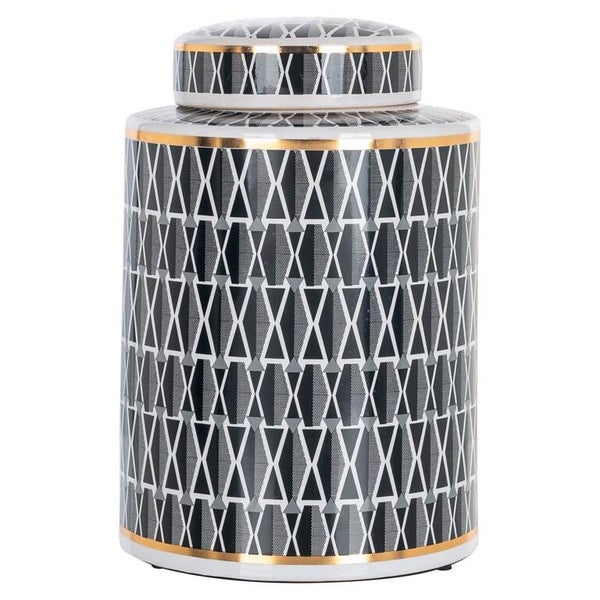 Pot Elin groot (Black/white) - Richmond