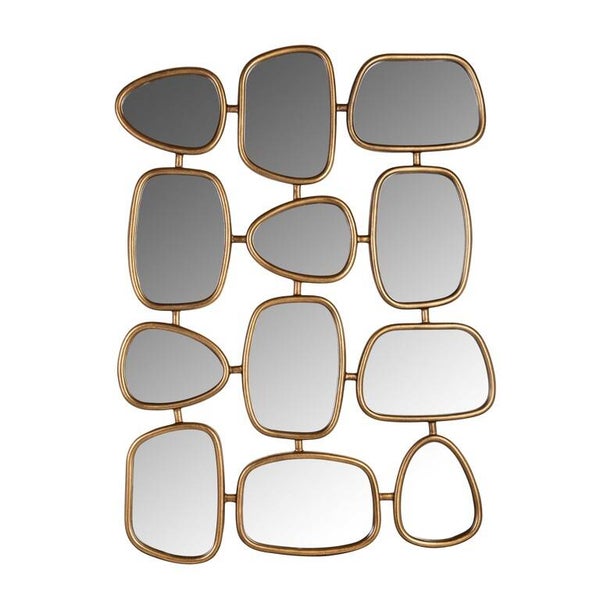 Spiegel Jeff met 12 spiegels (Gold) - Richmond