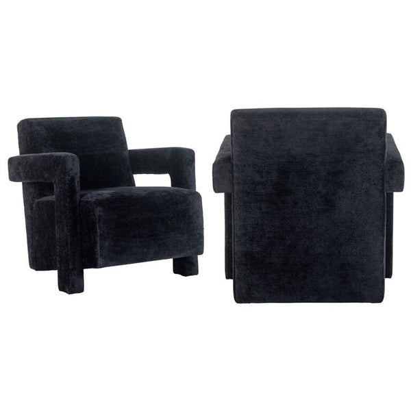 Fauteuil Devanto black chenille (Bergen 809 black chenille) - Richmond