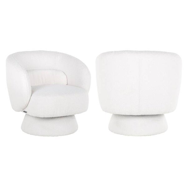 Draaifauteuil Senna white furry (Himalaya 900 white furry) - Richmond