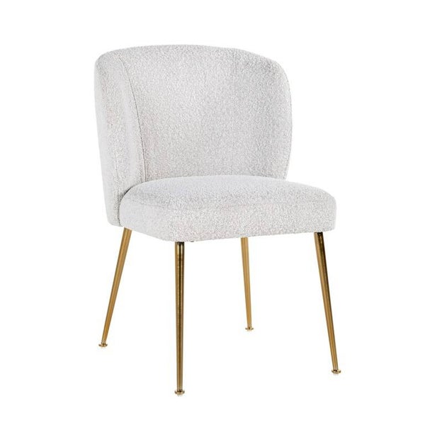 Stoel Cannon white bouclé / brushed gold (Copenhagen 900 Bouclé White) - Richmond