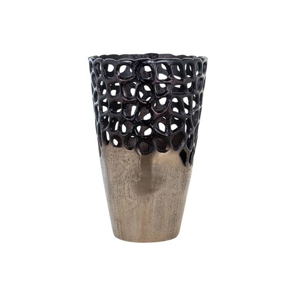 Vaas Flore klein (Black/gold) - Richmond