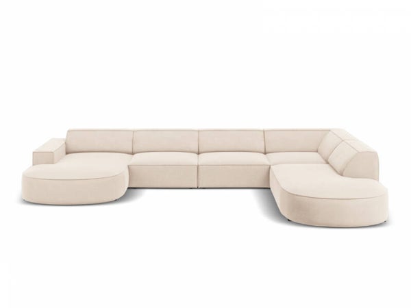 Jodie - Velvet - Rechts / 7-Zitsbank