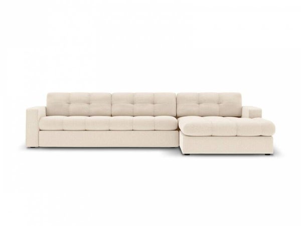 Justin - Gestructureerde Stof - Rechts / 4-Zitsbank