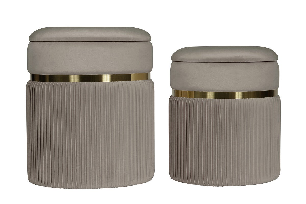 Kruk Zora 325 Set Van 2 Taupe/Goud