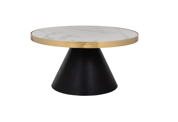 Salontafel Odin 80Ø (Gold) - Richmond